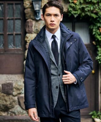 3WAY】グレンチェック ダウンライナー ブルゾン