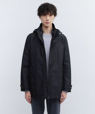 【送料無料】TAKEO KIKUCHI (Men)/タケオキクチ グレンチェック ダウンライナー ブルゾン(2002545294) クロ219 コート・ジャケット【三越伊勢丹/公式】