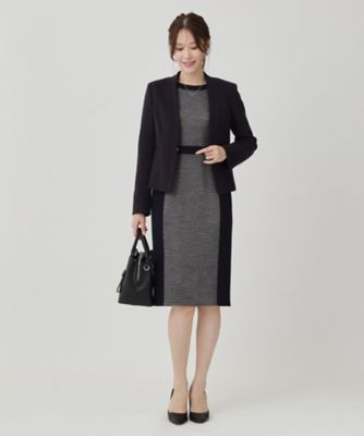 ワンピース yai ワンピース yai 日本製／ラメ混】ジャージ素材タイトシルエットワンピース