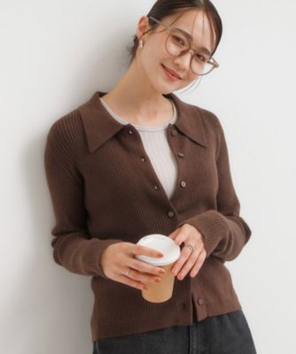 カーディガンブラウンたにし様 ブラウン系 13号 レディースのカーディガン | 三越伊勢丹オンライン