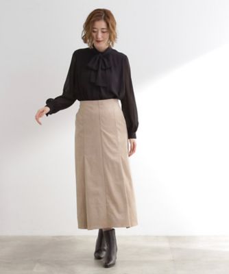 シアーストライプボウタイブラウス（2002545565） | GROVE