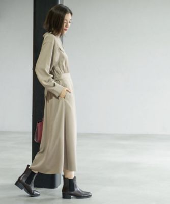 ウールライクフィット＆フレアワンピース【洗濯機OK