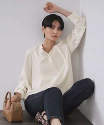 OPAQUE.CLIP (Women)/オペークドットクリップ タックスキッパーブラウス(2002545613) シロ001 トップス【三越伊勢丹/公式】