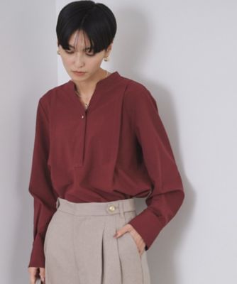 OPAQUE.CLIP (Women)/オペークドットクリップ タックスキッパーブラウス(2002545613) アカ064 トップス【三越伊勢丹/公式】