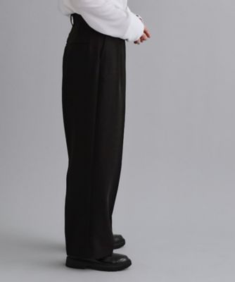 BY タック　ストレート&ドロースト　パンツ ハイウエストスリムストレートタックパンツ（その他パンツ