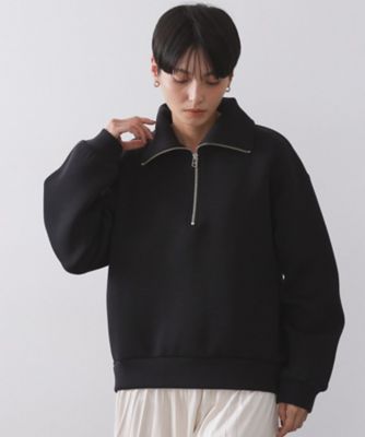 OPAQUE.CLIP (Women)/オペークドットクリップ ハーフジップトップス/セットアップ対応可(2002545634) クロ019 【三越伊勢丹/公式】