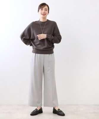 ウエスト総ゴム】ワイドストレートパンツ（2002545636