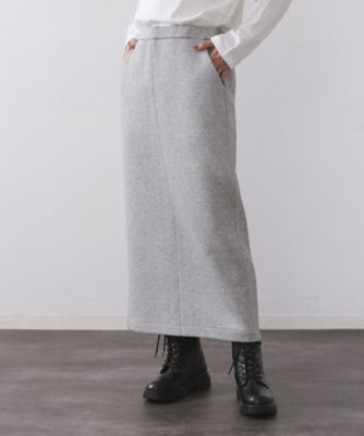 OPAQUE.CLIP (Women)/オペークドットクリップ イージーナロースカート/セットアップ対応可(2002545637) グレー012 ロングスカート【三越伊勢丹/公式】