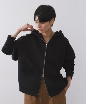 OPAQUE.CLIP (Women)/オペークドットクリップ ダブルジップフーディ/セットアップ対応(2002545638) クロ019 トップス【三越伊勢丹/公式】