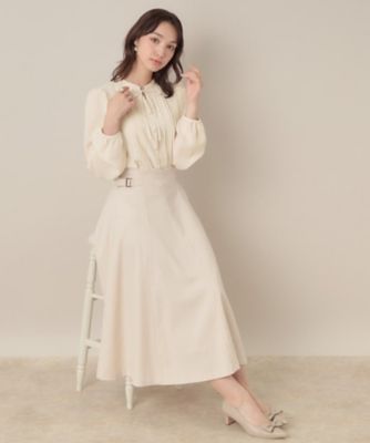 大人可愛い・通勤】ピンタックレースブラウス（2002545640