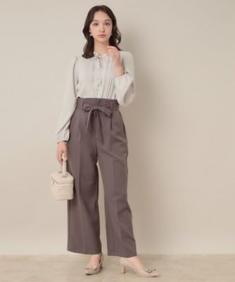 大人可愛い・通勤】ピンタックレースブラウス（2002545640