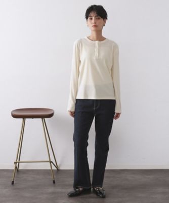 ベロアタッチリブトップス【洗濯機OK】（2002545649