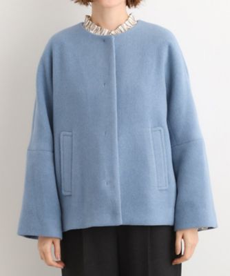 ウール混】軽やかに羽織れるショートコート（2002545665