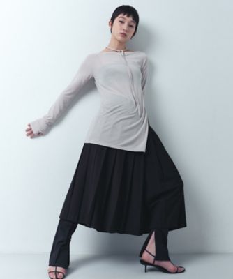 off－shoulder jersey top（2002545675