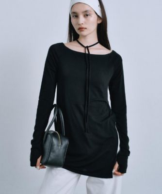 off－shoulder jersey top（2002545675