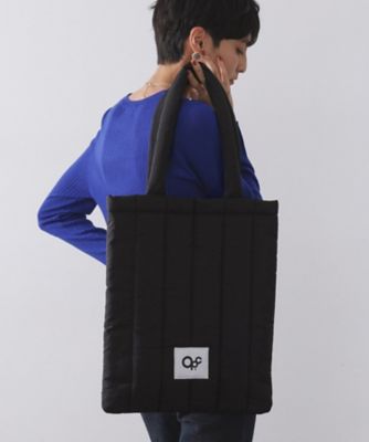 OPAQUE.CLIP (Women)/オペークドットクリップ【軽量/カラビナチャーム付き/A4サイズ対応】ストライプキルトパフィートートバッグ(2002545679) クロ019 旅行用かばん・バッグ【三越伊勢丹/公式】