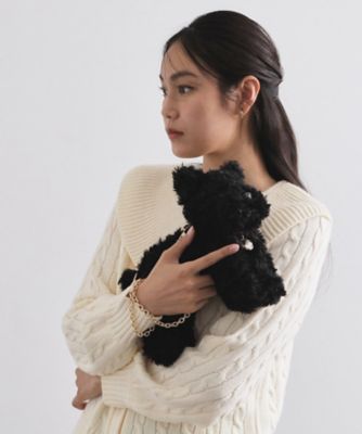 OPAQUE.CLIP (Women)/オペークドットクリップ DOGファミリードールバッグ(2002545682) クロ119 旅行用かばん・バッグ【三越伊勢丹/公式】