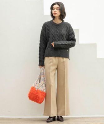 フェザーヤーンマルチカラーニットバッグ（2002545683