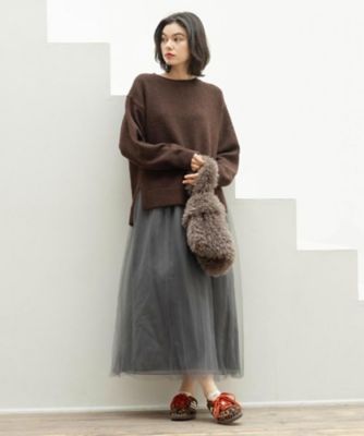 ラム風フェイクファーハンドバッグ（2002545684） | OPAQUE