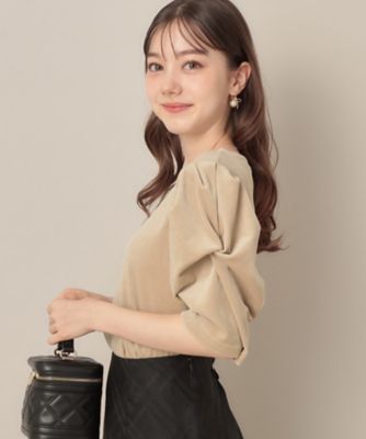 ベロア5分袖Tシャツ（2002545686） | COUTURE BROOCH