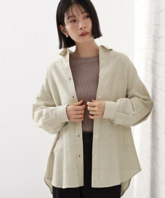 即戦力】インしてる風にも着られるチェックシャツ