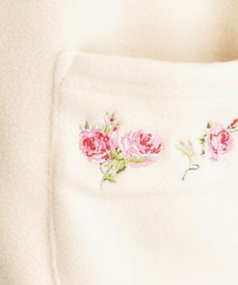 クチュールローズ柄 刺繍フリースベスト（2002545752