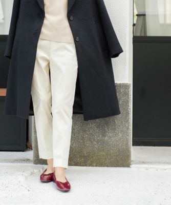 OPAQUE.CLIP (Women)/オペークドットクリップ 裏起毛ハイストレッチイージーテーパードパンツ(2002545942) シロ003 パンツ・ズボン【三越伊勢丹/公式】