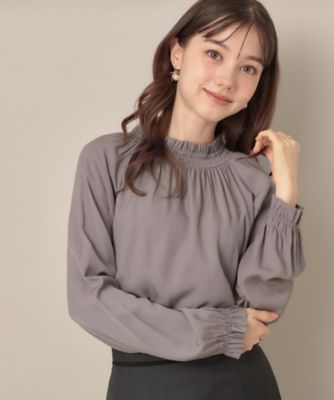 タグ付き新品未使用！　shenery 2WAYシャーリングブラウス tiptop+pocket ティップトッププラスポケット / 前後2wayシャーリング