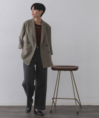 リネンライク ダブルジャケット 楽天市場】M/Lサイズ リネンライク金ボタンダブルテーラード