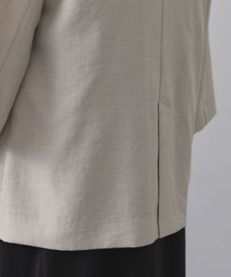 リネンライクダブルジャケット【洗える】（2002546041