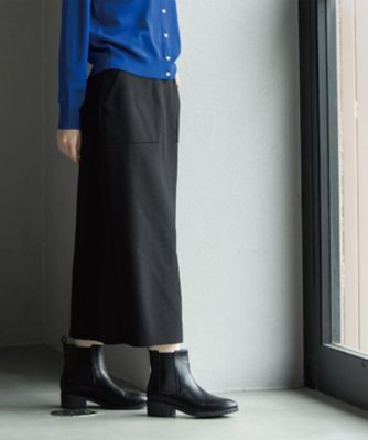 OPAQUE.CLIP (Women)/オペークドットクリップ 《8色展開/S-LLサイズ》ウールライクタイトスカート(2002546048) クロ819 ロングスカート【三越伊勢丹/公式】