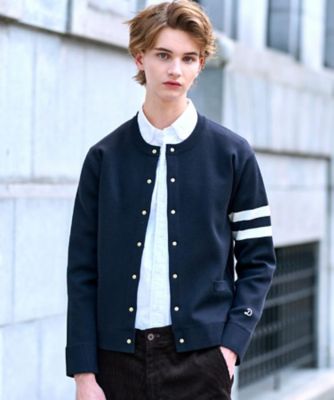 DRESSTERIOR (Men) /ドレステリア ウォッシャブル アームライン ラウンドカーディガン(2002546133) アオ094 トップス【三越伊勢丹/公式】