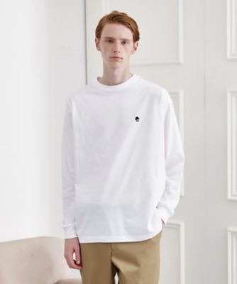 TAKEO KIKUCHI (Men)/タケオキクチ ワンポイント刺繍 長袖Tシャツ(2002546157) シロ001 トップス【三越伊勢丹/公式】