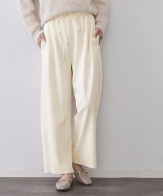 OPAQUE.CLIP (Women)/オペークドットクリップ イージーワイドパンツ(2002546358) シロ003 パンツ・ズボン【三越伊勢丹/公式】