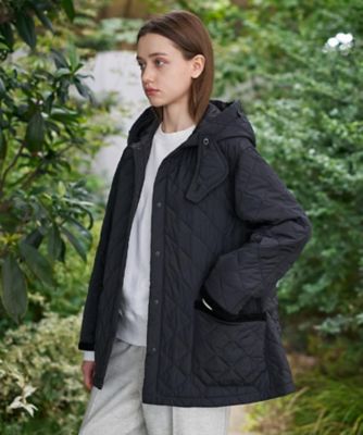 イレギュラーキルティングミドルブルゾン◆2 取外しできるセーラーカラー付きキルティングブルゾン(100cm