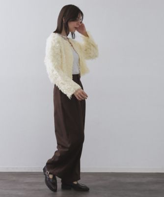 ループヤーンニットカーディガン（2002546754） | OPAQUE