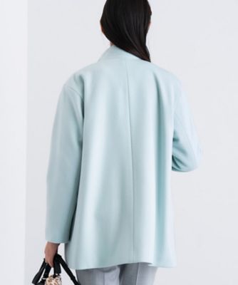 日本製／ミドル丈】スタンドカラーミドルコート