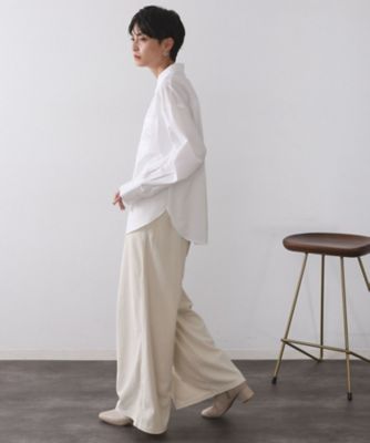 ポケット刺繍レギュラーカラーシャツ【洗濯機OK