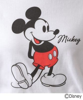 Mickey Mouse】プリントロングTシャツ