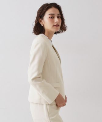 ≪通勤・セレモニー／セットアップ対応≫ パイピングVネック