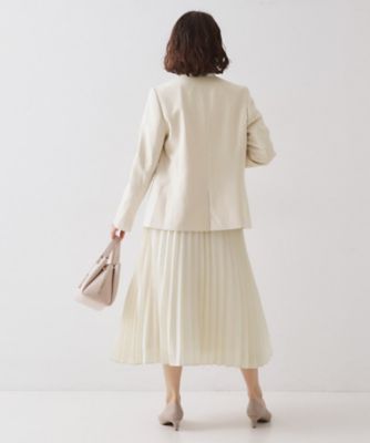 ≪通勤・セレモニー／セットアップ対応≫ Vネックジャケット／ダブル