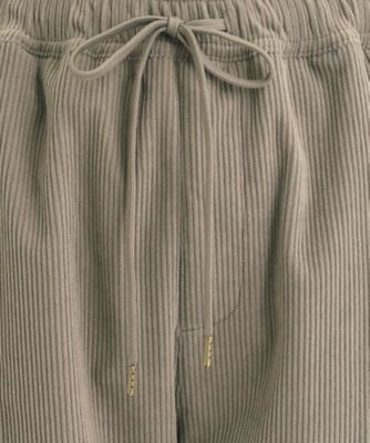 S－LL／洗濯機可／裏起毛】あったかコーデュロイ ワイドパンツ