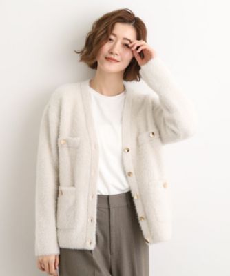 CONFLICT ベージュ カーディガン ラムズウール カーディガン（Light Camel）| Sunspel