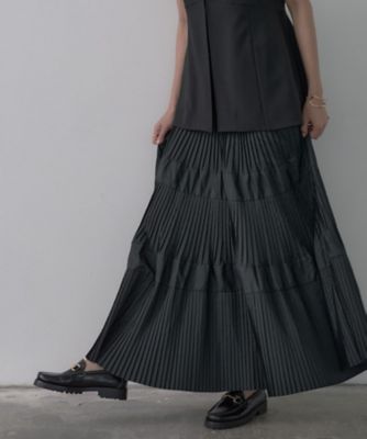 ＜GALLEST (Women)＞プリーツティアードスカート（２００２５４７１７１）