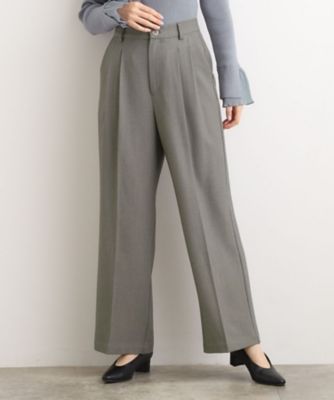 石川梨華さん着用】ツータックワイドパンツ（2002547173