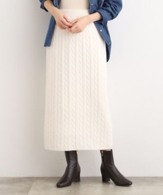 ☆   GOLF ケーブルニットスカート ☆ SETITEM】ケーブルニットスカート（2002547196