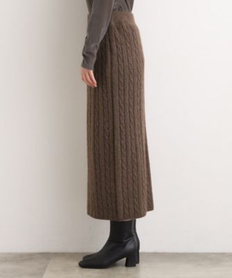   GOLF ケーブルニットスカート SETITEM】ケーブルニットスカート（2002547196