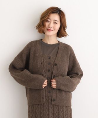 SETITEM】オーバーサイズ畔カーディガン（2002547197