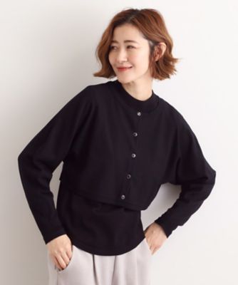 2WAY】ニット＆クロップドカーディガン（2002547291