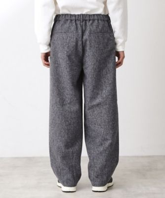 ABOUT パンツ ツイードワイドパンツ 【洗濯機OK／セットアップ可